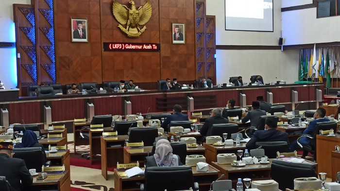 Rapat di DPR Aceh, Senin (7/6)/Agus-detikcom