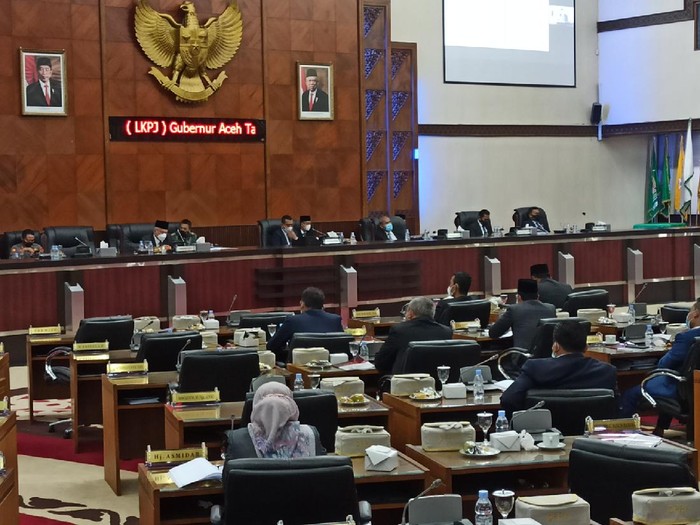 Rapat di DPR Aceh, Senin (7/6)/Agus-detikcom