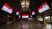 Stasiun Tanah Abang melayani penumpang Commuterline Jabodetabek. Ari Saputra/detikcom.