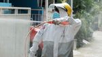 Usai Lockdown, 4 RT di Kelapa Dua Disemprot Disinfektan