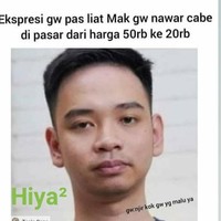 Emak-emak kalau udah nawar emang suka sadis banget. Saking sadisnya sampai lebih dari 50% kalau nawar. Foto: Twitter/@Fernand90435040