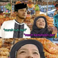 Yang menurut kita sudah murah belum tentu menurut si emak demikian. Ayo ngaku, siapa yang ibunya kalau nawar sadis kayak gini juga? Foto: 1cak.com