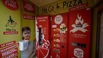 Menengok Vending Machine Pizza Pertama di Italia