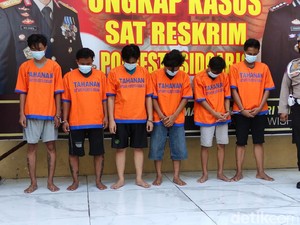 Dua Preman Buron Pengeroyok Anggota TNI AL di Terminal Bungurasih Ditangkap