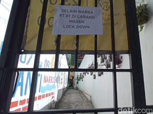 Sekeluarga Positif Corona, Satu RT di Dago Bandung Lockdown