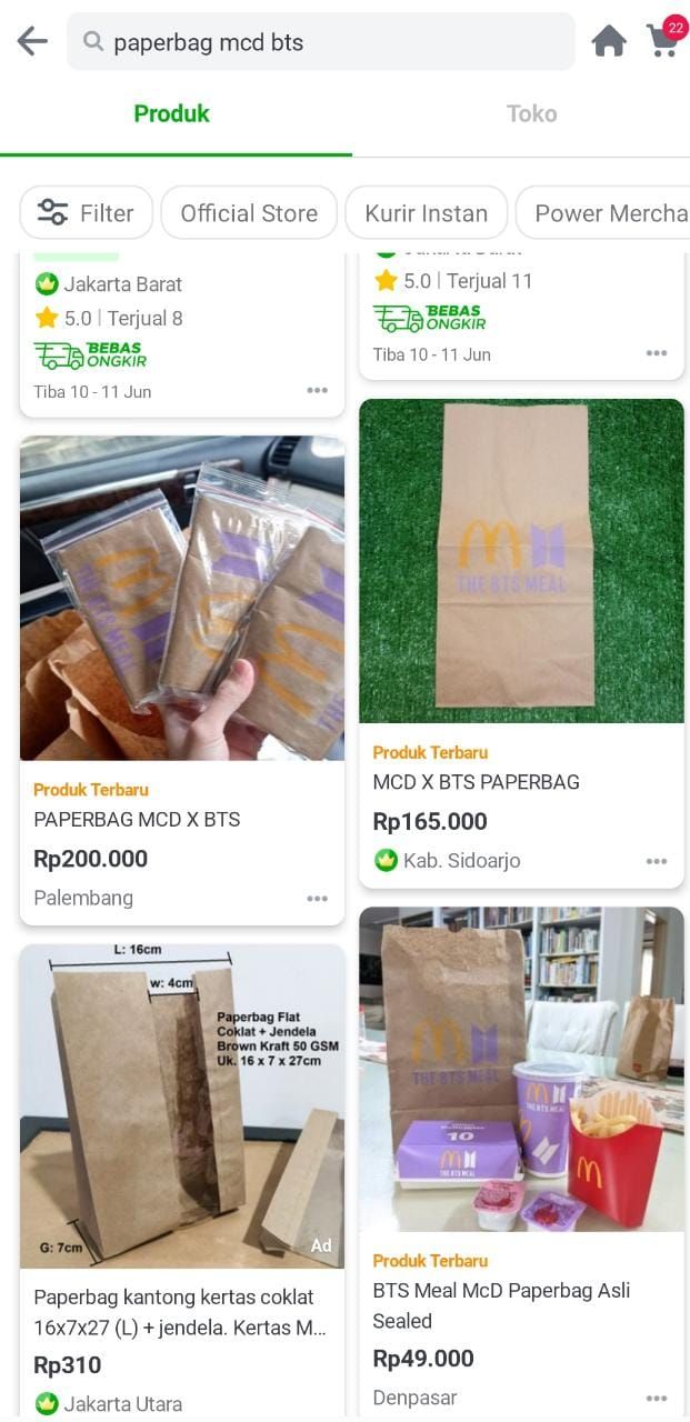 bts meal paperbag