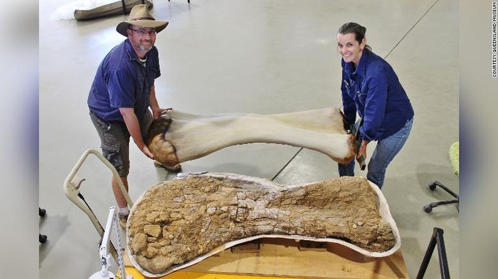 Dinosaurus terbesar ditemukan di Australia