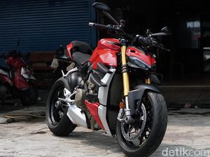 Ini Penampakan Ducati Knalpot Standar yang Ditilang Polisi