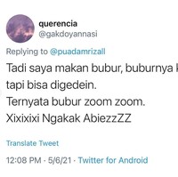 Ada-ada aja nih.. Kalau denger kayak gini kan jadi auto bengek!  Foto: Twitter/@gakdoyannasi