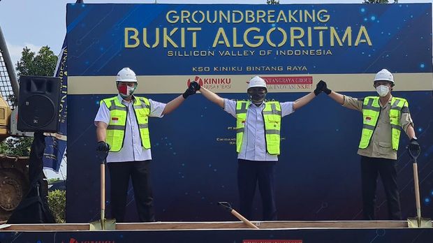 Groundbreaking proyek Bukit Algoritma