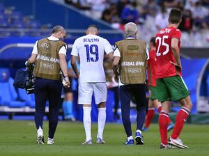 Benzema Cedera di Laga Prancis Vs Bulgaria, Bisa Tampil di Euro 2020?