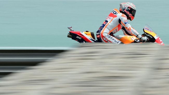 Free Practice I MotoGP Jerman: King of The Ring, Marc Marquez Tercepat!