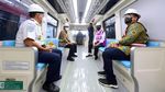 Jokowi Jajal LRT Jabodebek