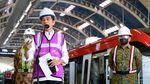 Jokowi Jajal LRT Jabodebek