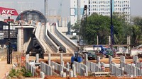 Pembebasan lahan untuk depo saat ini telah 100% dengan progres pembangunannya sebesar 44,18%. Agung Pambudhy/detikcom.