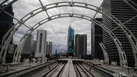 Proyek LRT Jabodebek sudah dimulai sejak September 2015. Pradita Utama/detikcom.