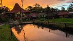 Foto Restoran Unik Berkonsep Persawahan di Sentul