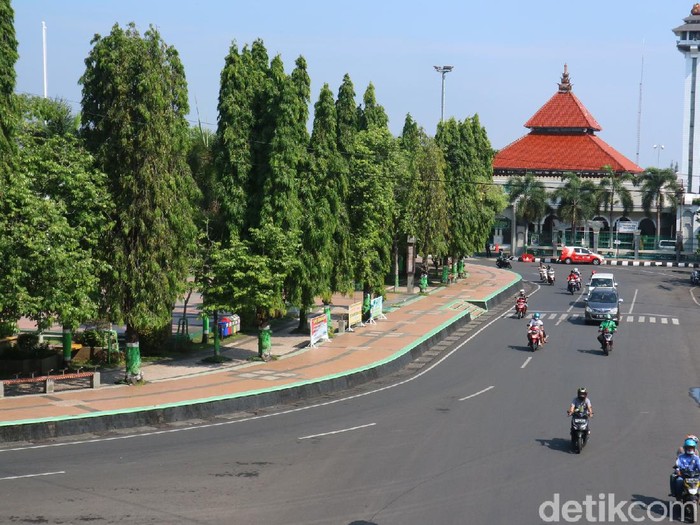 Suasana hari terakhir imbauan di rumah saja, Kudus, Rabu (9/6/20210).