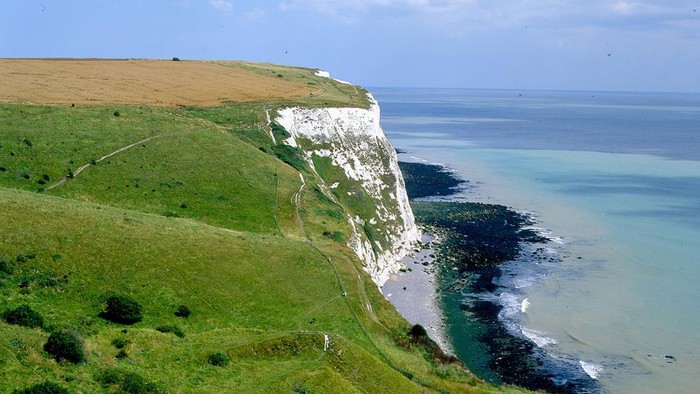White Cliffs di Kent, Inggris