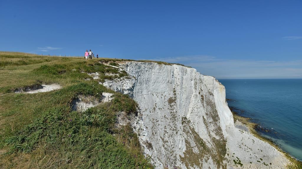 White Cliffs di Kent, Inggris