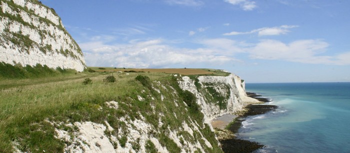 White Cliffs di Kent, Inggris
