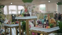 Ini sebagian hantaran dari Ameer Azzikra untuk Nadzira Shafa. Nadzira dipersunting dengan mahar 30 gram emas. Foto: Hanif/detikHOT