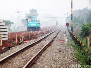 Begini Progres Pembangunan Double Track Kiaracondong-Cicalengka