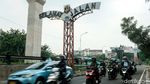 Duh, Gapura Batas Wilayah Tangsel-Jakarta Jadi Korban Vandalisme