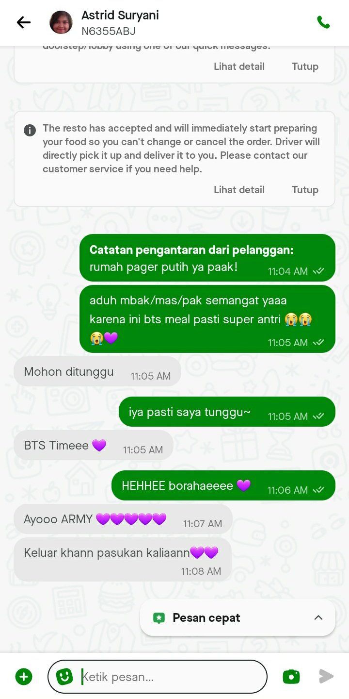 Heboh BTS Meal, Ini Cerita Unik dari Ojol yang Mau Sabar Antre