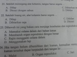 Pola Soal Ujian dan Kemampuan Berpikir Siswa