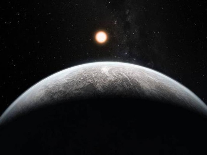 Ilustrasi exoplanet TOI-1231 b