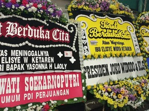 Istri Yasonna Meninggal, Jokowi hingga Anies Kirim Karangan Bunga