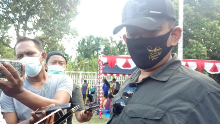 Kasatgas Humas Ops Nemangkawi Kombes Pol Iqbal Alqudussy (ANTARA/Evarianus Supar)