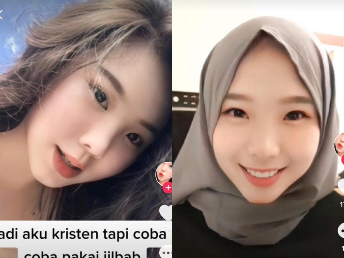 Kisah wanita yang mengaku beragama Kristen dan suka pakai hijab.