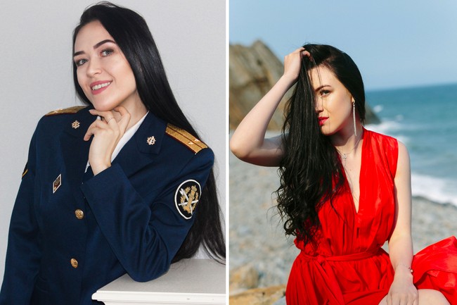 Yana Kondrashova juga suka bervoluntir dan bermimpi untuk bisa memakai seragam berlencana di pundak sejak kecil. Ia pun mendeskripsikan dirinya sebagai orang yang suka mengejar mimpi dan menghadapi kesulitan karena itu percaya diri bisa menjalankan tugas sebagai sipir dengan baik. Foto: Dok. Miss Penal System Contest 2021