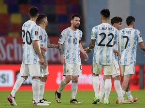 Tendangan Bebas Messi Belum Cukup untuk Menangkan Argentina