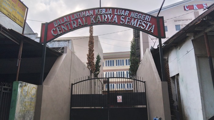 Lokasi kejadian Lima Calon TKW Loncat Dari Tempat Penampungan di Malang