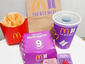 Ini Makna Warna Ungu dan Bentuk Nugget pada BTS Meal