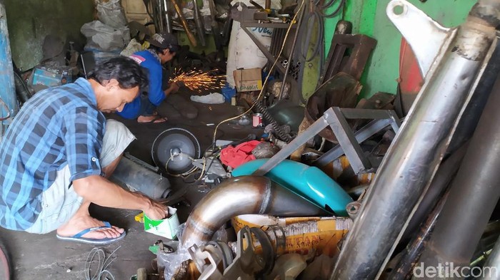 Perajin Knalpot Ciamis di tengah maraknya razia knalpot bising,