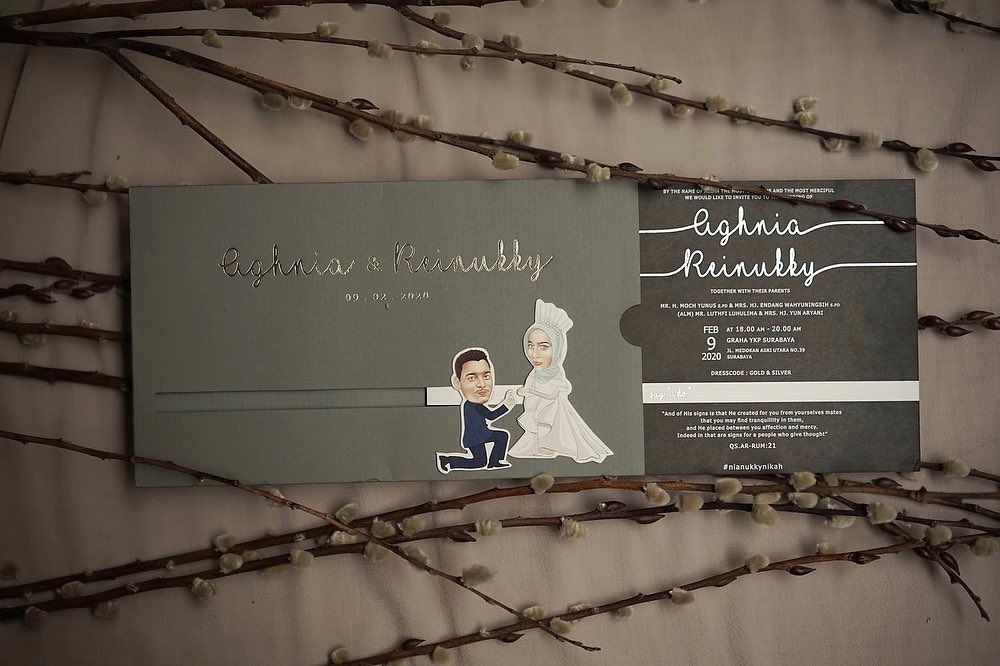 Undangan pernikahan unik ala para seleb