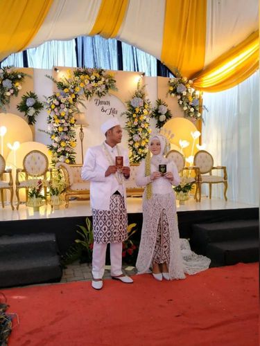 Foto pengantin Rahma Yulita dan Dimas Januar P.