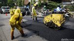 Asyik, Jalan Berlubang di Marunda Diperbaiki