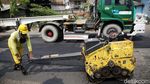 Asyik, Jalan Berlubang di Marunda Diperbaiki