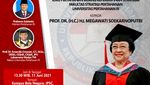 Semringah Megawati Sandang Gelar Profesor Kehormatan