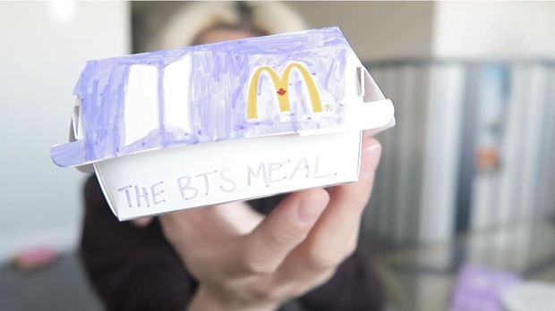 YouTuber Bikin BTS Meal Palsu