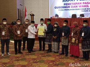 Tak Ada Gugatan ke MK, KPU Tetapkan Haris-Sani Pemenang Pilgub Jambi