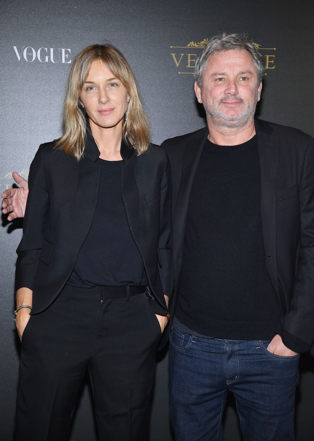 PARIS, FRANCE - OCTOBER 01:  Thierry Gillier (R) and Cecilia Bonstrom (Photo by Pascal Le Segretain/Getty Images)