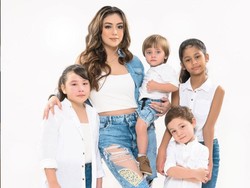 10 Potret Cantik Celine Evangelista, Tetap Seksi Meski Punya 4 Anak