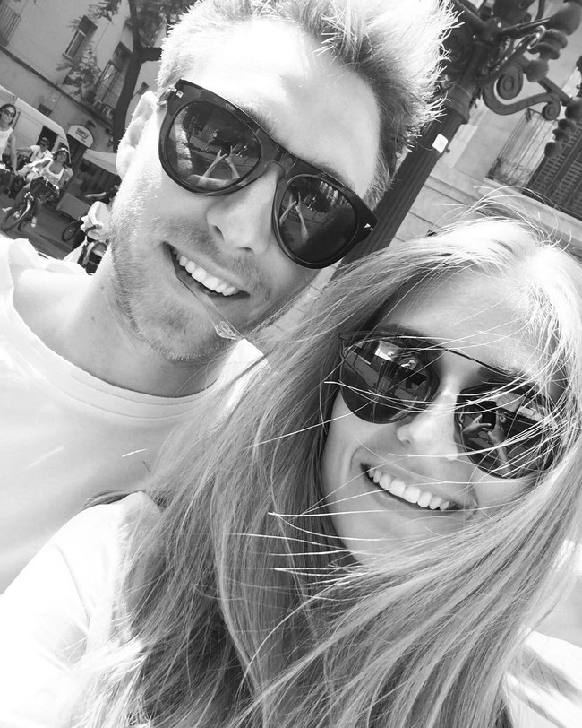 Siapa sosok Sabrina yang ternyata sudah menemani Christian Eriksen selama sembilan tahun? Sabrina Kvist dilaporkan adalah seorang hairdresser. Foto: Instagram Christian Eriksen