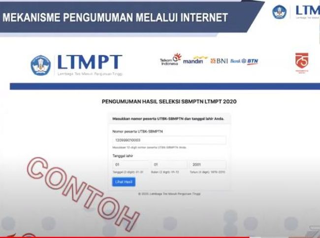 Cara Menghitung Nilai Utbk 2021 Ini Penjelasan Dari Ltmpt